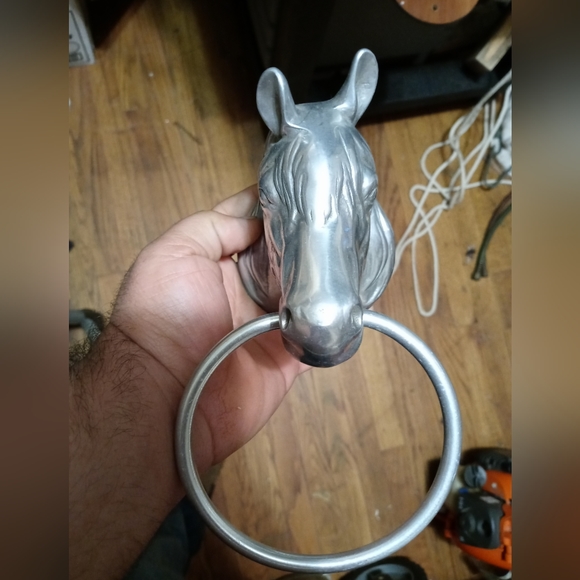 Wall Decor Aluminum Horse Towel Holder Poshmark